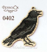 Набор для вышивки крестом Ворон 402 на деревянной основе от ФрузелОК